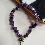Amethyst Phone Charm Strap Accessory