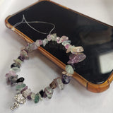 Fluorite Phone Charm Strap Accessory