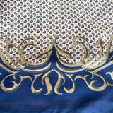 Ladies Vintage Scarf Large Navy American 27