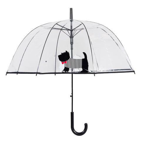 Ladies Umbrella Dome Scottie Dog