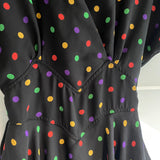 Ladies Vintage Dress Size 12 Polka Dot