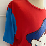 Mens Vintage T Shirt Size 2XL Red Donald Duck
