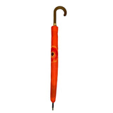 Ladies Umbrella Orange Daisy Bloom Walking