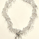 Clear Quartz Phone Charm Strap Accessory