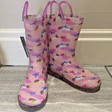Mud Rocks Children's Wellies Unicorn Pull On