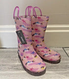 Mud Rocks Children's Wellies Unicorn Pull On