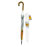 Ladies Umbrella White Daisy Bloom Walking