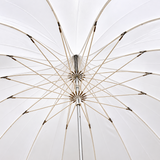 White Wedding Parasol Umbrella Frill