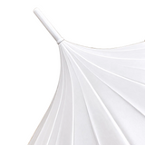 White Wedding Parasol Umbrella Frill