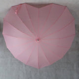 Ladies Umbrella Heart Shape Soft Pink SOAKE