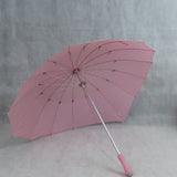 Ladies Umbrella Heart Shape Soft Pink SOAKE