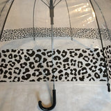 Ladies Umbrella Dome Leopard Print X-BRELLA