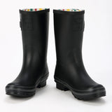 Evercreatures Ladies Short Wellies All Black