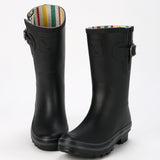 Evercreatures Ladies Short Wellies All Black