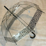 Ladies Umbrella Dome Leopard Print X-BRELLA