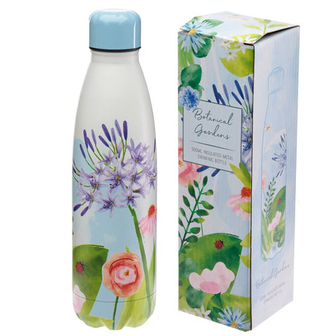 Reusable Stainless Steel Thermal Bottle Botanical