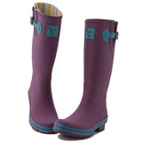 Evercreatures Ladies Wellington Eggplant
