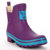Evercreatures Ladies Ankle Wellies Eggplant