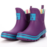 Evercreatures Ladies Ankle Wellies Eggplant