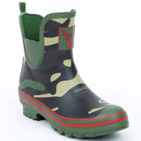 Evercreatures Ladies Ankle Wellies Camouflage