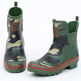 Evercreatures Ladies Ankle Wellies Camouflage