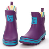 Evercreatures Ladies Ankle Wellies Eggplant
