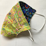 Reversible Face Covering Paperweight Lime
