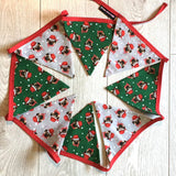 Beautiful Bunting Christmas Pug Dog