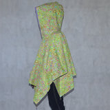 Girls Reversible Pretty Poncho Lilac