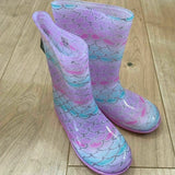 Mud Rocks Children's Wellingtons Mermaid