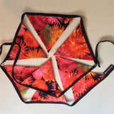 Beautiful Bunting Orange Flower Print