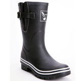 Evercreatures Ladies Wellies Short Plain Black