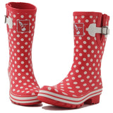 Evercreatures Ladies Short Wellies Polka UK 8