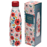 Reusable Stainless Steel Thermal Bottle Poppy