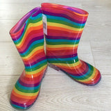 Mud Rocks Children's Wellingtons Rainbow UK2