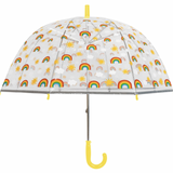 Children's Umbrella All Over Rainbow Yellow