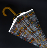 Children's Umbrella All Over Rainbow Yellow