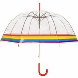 Ladies Umbrella Dome Rainbow Red X-BRELLA