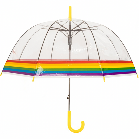 Ladies Umbrella Dome Rainbow Yel X-BRELLA