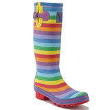 Evercreatures Ladies Wellingtons Rainbow