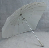 Ladies Umbrella Heart Shape Ivory