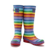 Evercreatures Ladies Wellingtons Rainbow