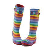 Evercreatures Ladies Wellingtons Rainbow