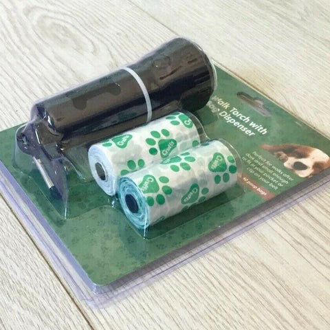 Dog Crufts Walk Torch & Bag Dispenser