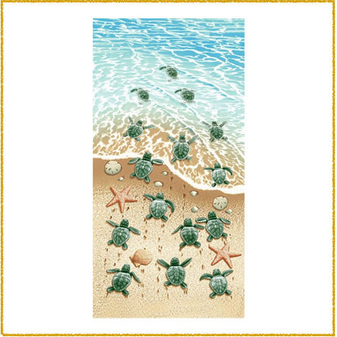 Beach Towel Microfibre Turtle Beach