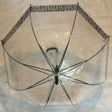 Ladies Umbrella Dome Leopard Print X-BRELLA