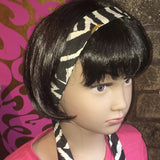 Jeans Bag Zebra Liberty Fabric Belt Head Band