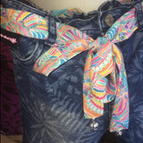 Jeans Bag Multi Liberty Fabric Belt Head Band