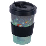 Eco Friendly Bamboo Travel Cup Snowman