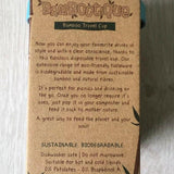 Eco Friendly Bamboo Travel Cup Leopard Print